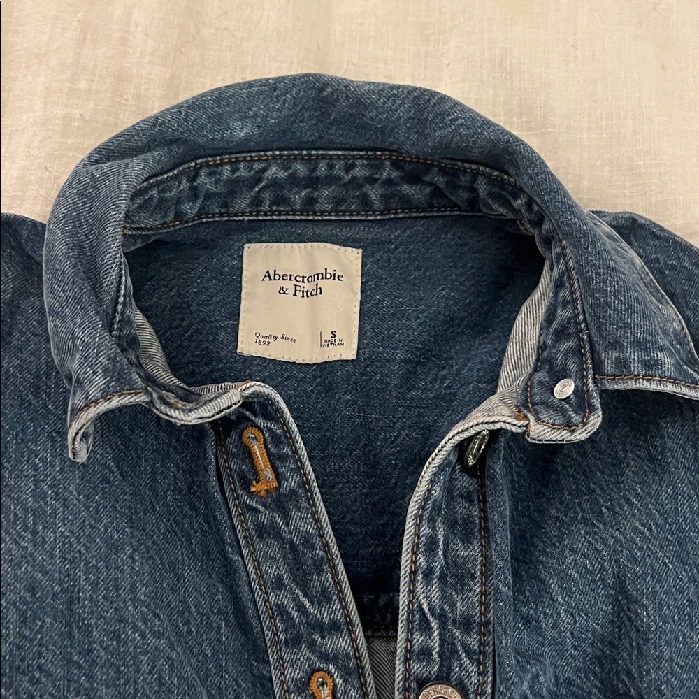 Denim Oversized dress worn once - Picture 2 of 4